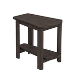 C. R. Plastics Adirondack Side Table, Chocolate - LIQUIDATION - T04-LIQ-CHOCOLATE 