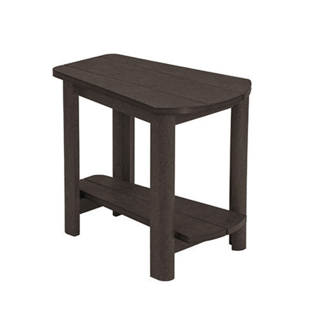 C. R. Plastics Adirondack Side Table, Chocolate - LIQUIDATION - T04-LIQ-CHOCOLATE 