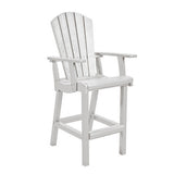 C. R. Plastics Classic Pub Arm Chair, White - LIQUIDATION - C28-LIQ-WHITE 