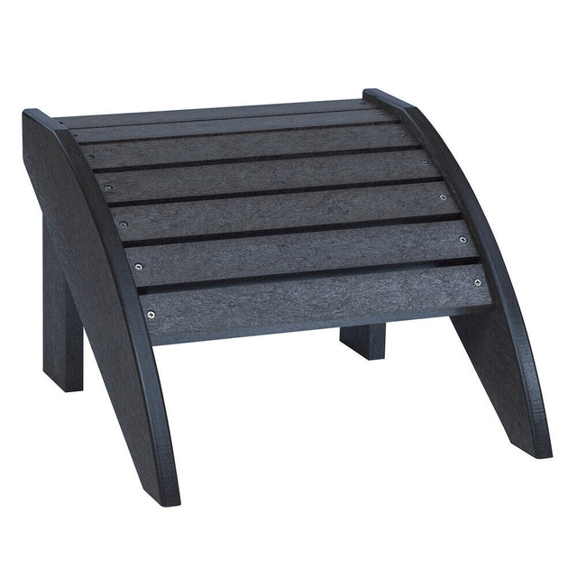 C. R. Plastics Footstool, Black - LIQUIDATION - F01-LIQ-BLACK 