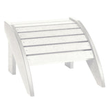C. R. Plastics Footstool, White - LIQUIDATION - F01-LIQ-WHITE 