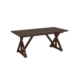 C. R. Plastics Harvest Wide Dining Table with 2" Umbrella Hole - T203 5