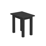 C. R. Plastics Small Rectangular Table, Black - LIQUIDATION - T01-LIQ-BLACK 