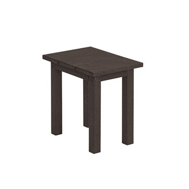 C. R. Plastics Small Rectangular Table, Chocolate - LIQUIDATION - T01-LIQ-CHOCOLATE 