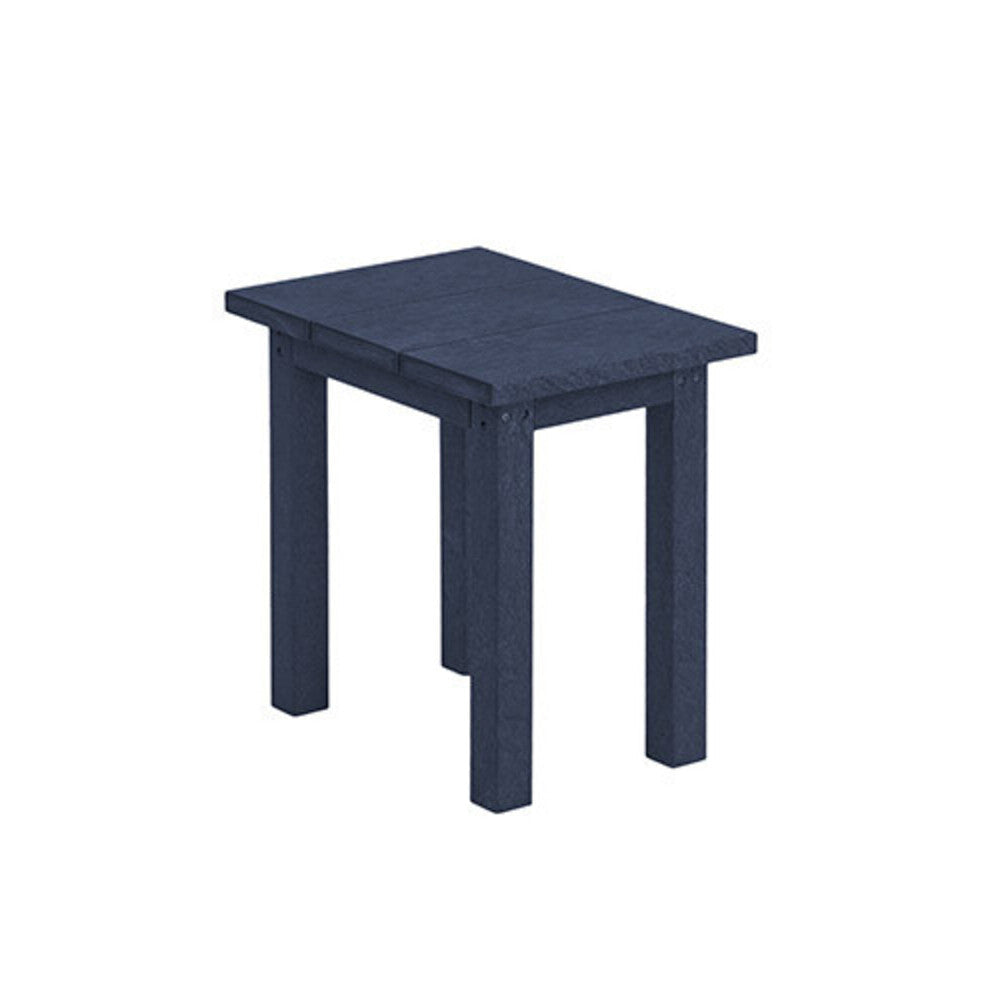 C. R. Plastics Small Rectangular Table, Navy - LIQUIDATION - T01-LIQ-NAVY 