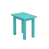 C. R. Plastics Small Rectangular Table, Turquoise - LIQUIDATION - T01-LIQ-TURQUOISE 