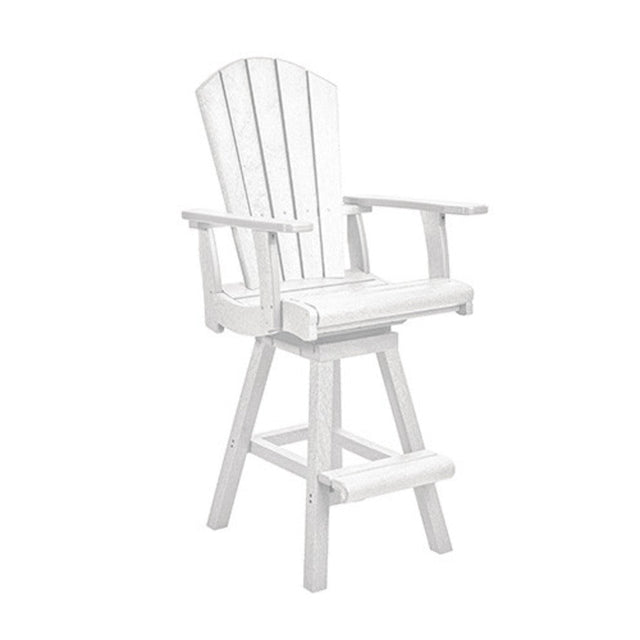 C. R. Plastics Swivel Pub Arm Chair - C25 