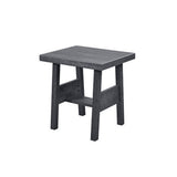 C. R. Plastics Tofino End Table, Slate - LIQUIDATION - DST288-LIQ-SLATE 