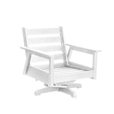 C. R. Plastics Tofino Swivel Arm Chair - DSF284 5