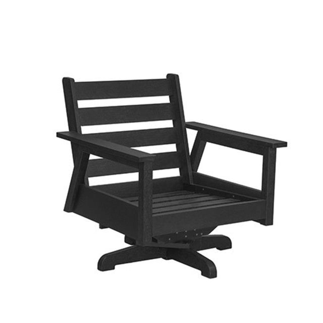 C. R. Plastics Tofino Swivel Arm Chair - DSF284 
