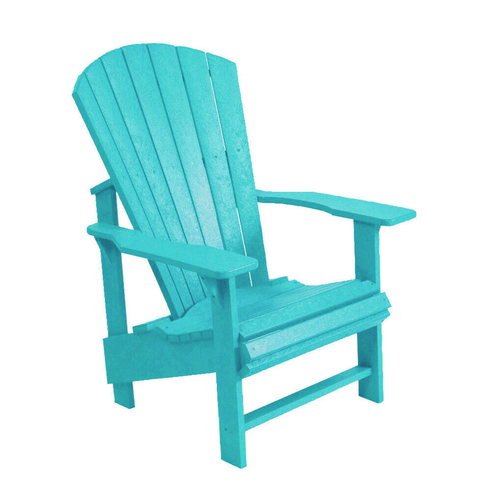 C. R. Plastics Upright Adirondack, Turquoise - LIQUIDATION - C03-LIQ-TURQUOISE 