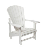 C. R. Plastics Upright Adirondack, White - LIQUIDATION - C03-LIQ-WHITE 