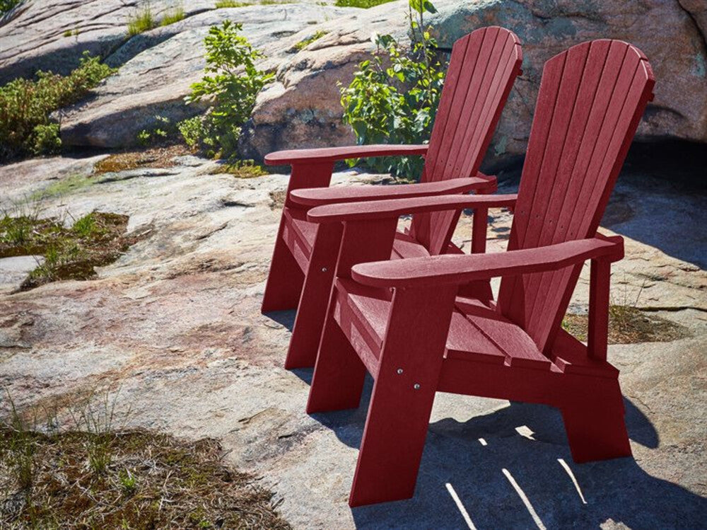 Captiva Casual 2 Piece Capterra Recycled Plastic Adirondack Set - CC2PCRPAS 1