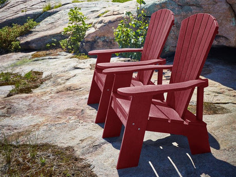 Captiva Casual 2 Piece Capterra Recycled Plastic Adirondack Set - CC2PCRPAS 1