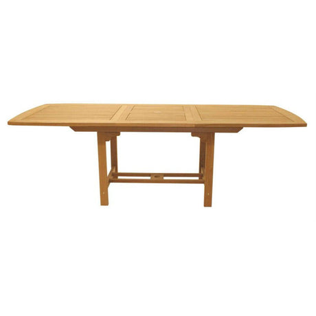 Captiva Casual 3 Piece Royal Teak Sling Outdoor Patio Dining Set - CC3PRTSOPDS 1