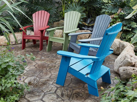 Captiva Casual 4 Piece Capterra Recycled Plastic Outdoor Patio Lounge Set - CC4PCRPOPLS
