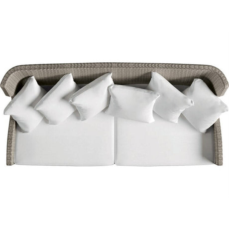 Captiva Casual Bernhardt Exteriors Pewter Gray Patio Sofa - BHEOP1107B 4