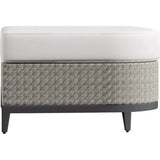 Captiva Casual Bernhardt Exteriors Pewter Grey Outdoor Patio Ottoman - BHEOP1100B 2
