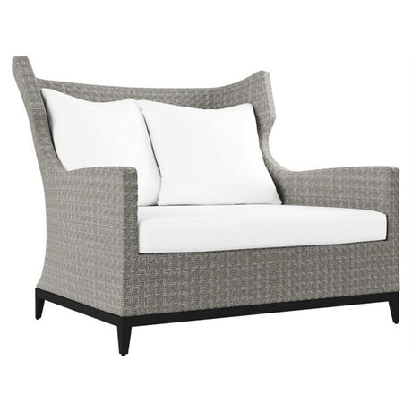 Captiva Casual Bernhardt Exteriors White/Cream Aluminum Cushion Lounge Chair - BHEOP1103C