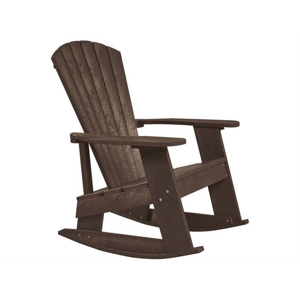 Captiva Casual Capterra Recycled Plastic Adirondack Rocker - CAPCRX09 3
