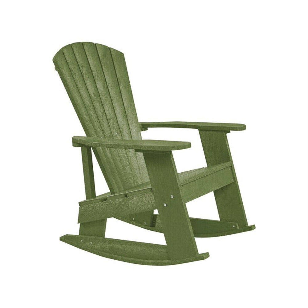 Captiva Casual Capterra Recycled Plastic Adirondack Rocker - CAPCRX09 4