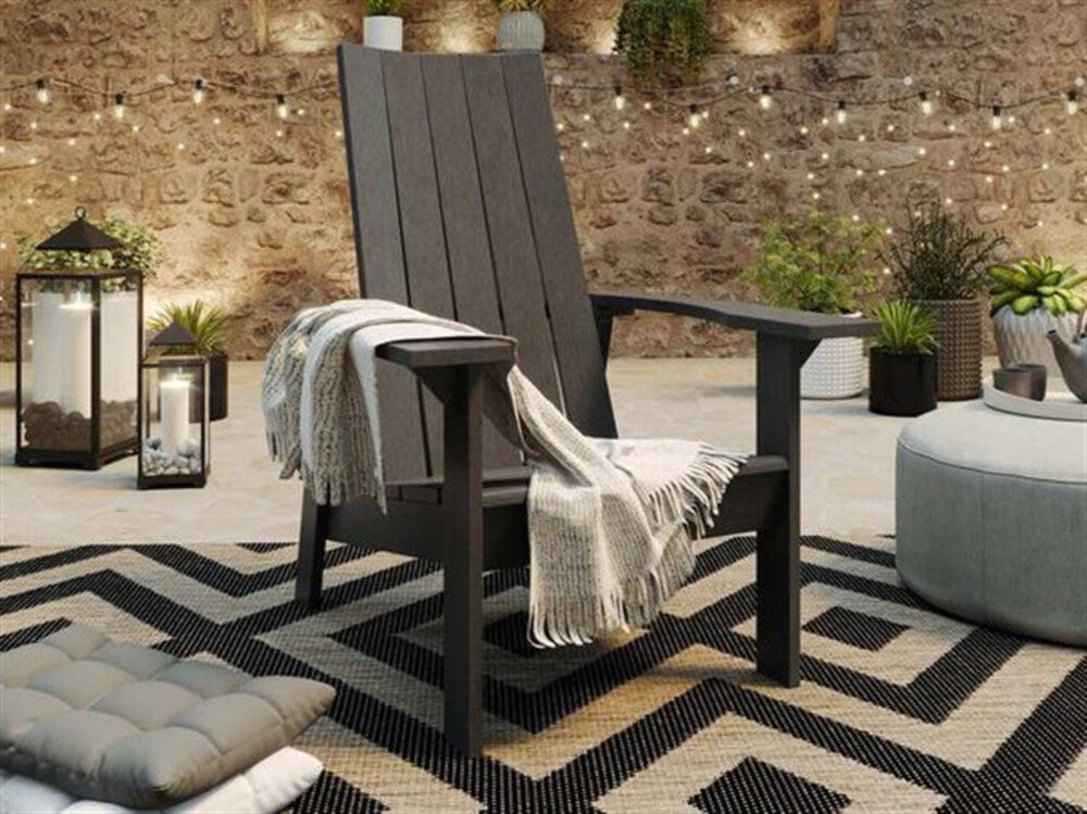 Captiva Casual Capterra Recycled Plastic Outdoor Adirondack Chair - CAPCX10 3
