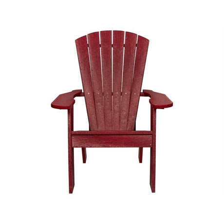 Captiva Casual Capterra Recycled Plastic Patio Adirondack Chair - CAPCX09 1