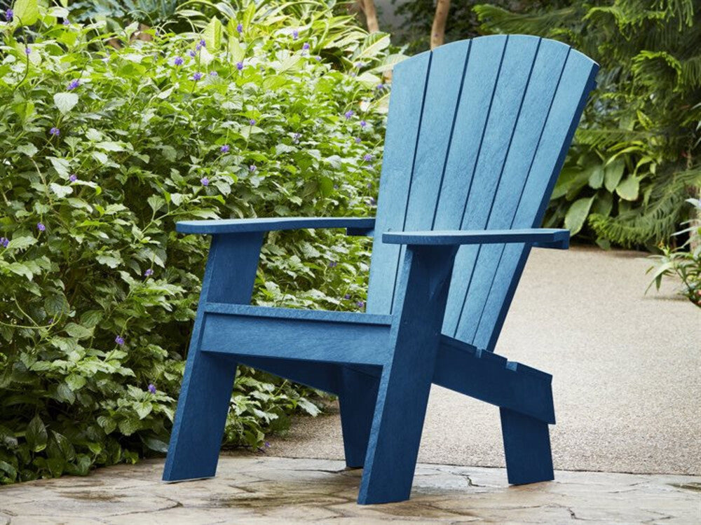 Captiva Casual Capterra Recycled Plastic Patio Adirondack Chair - CAPCX09 14