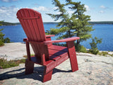 Captiva Casual Capterra Recycled Plastic Patio Adirondack Chair - CAPCX09 16