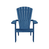Captiva Casual Capterra Recycled Plastic Patio Adirondack Chair - CAPCX09 2