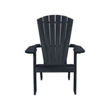 Captiva Casual Capterra Recycled Plastic Patio Adirondack Chair - CAPCX09 4