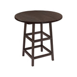 Captiva Casual Capterra Recycled Plastic Round Outdoor Bar Table - CAPKITTTX03TBX03 3