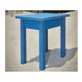 Captiva Casual Capterra Recycled Plastic Square Outdoor Patio End Table - CAPTX01 7