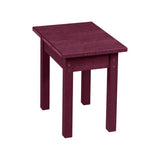 Captiva Casual Capterra Recycled Plastic Square Outdoor Patio End Table - CAPTX01