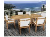 Captiva Casual Royal Teak Sling Stacking Chair-White - RLCAPW 2
