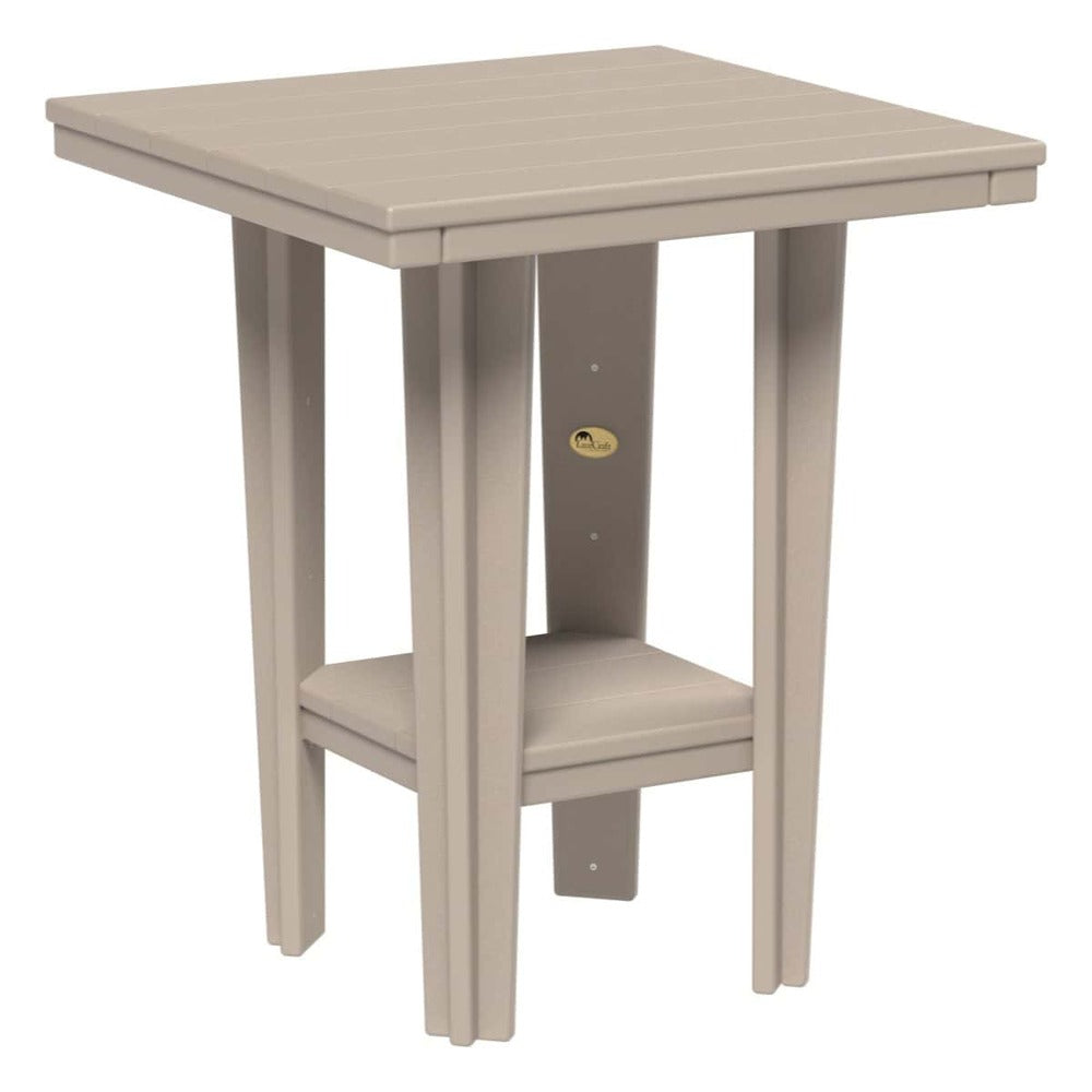 LuxCraft 30" Square Bistro Table - Counter Height