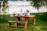 LuxCraft 4' x 6' Oval Table - Dining Height Additional Image - 1