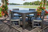 LuxCraft Island 44" Square Dining Table Additional Image - 2