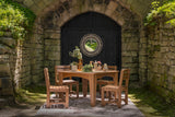 LuxCraft Island 44" Square Dining Table Additional Image - 1