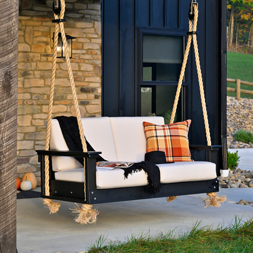 LuxCraft Lanai Deep Seating Loveseat Swing Additional Image - 1