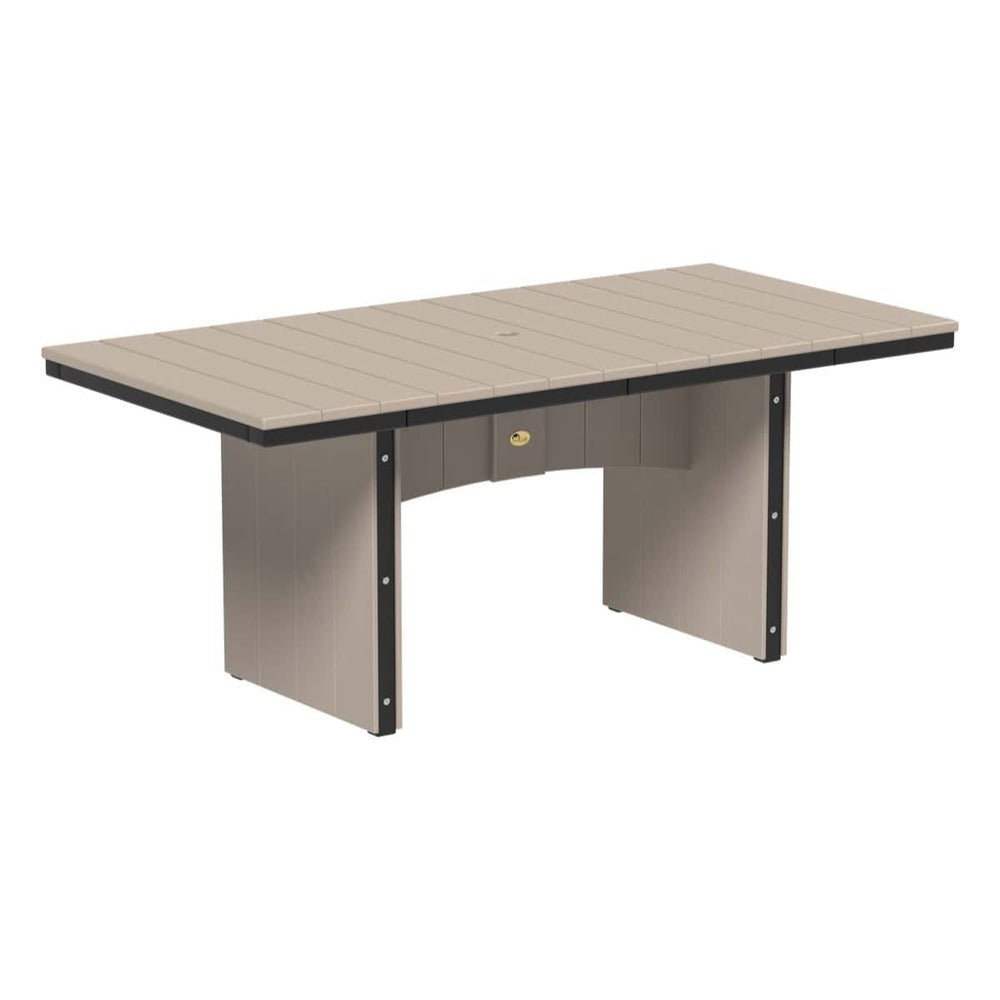 LuxCraft Urban 3' x 6' Rectangular Dining Table - Bar Height