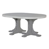 LuxCraft Urban 4' x 6' Oval Dining Table - Bar Height Additional Image - 15