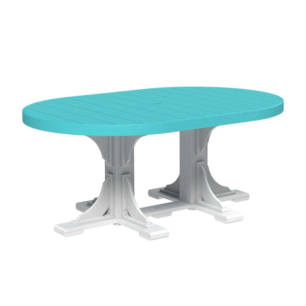 LuxCraft Urban 4' x 6' Oval Dining Table - Bar Height Additional Image - 4