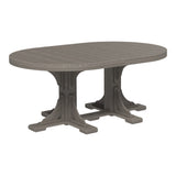 LuxCraft Urban 4' x 6' Oval Dining Table - Counter Height