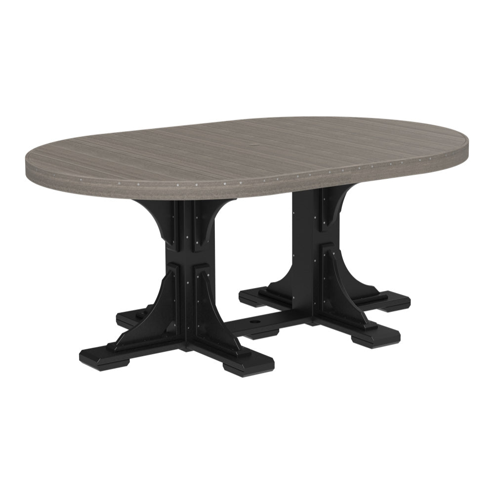 LuxCraft Urban 4' x 6' Oval Dining Table - Dining Height