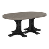 LuxCraft Urban 4' x 6' Oval Dining Table - Dining Height