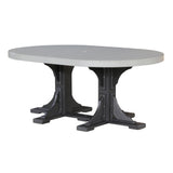 LuxCraft Urban 4' x 6' Oval Dining Table - Counter Height