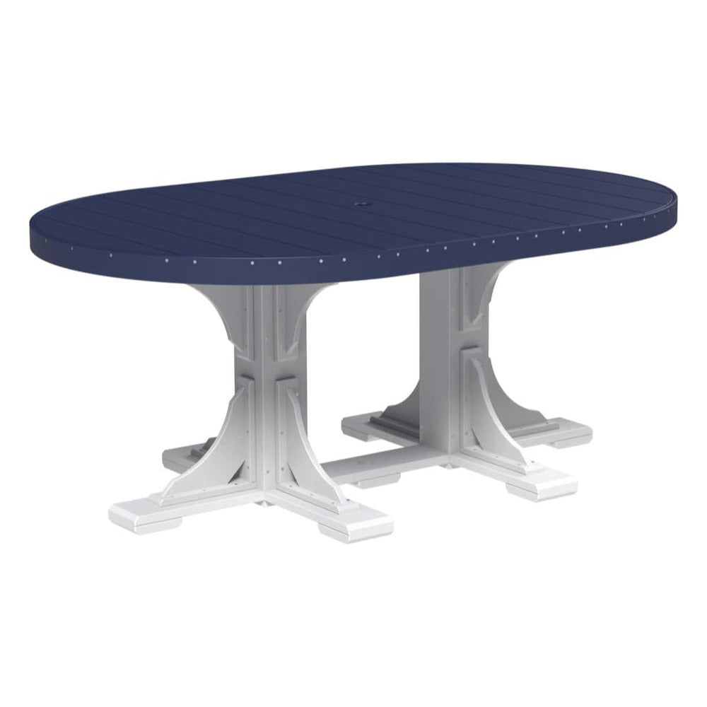 LuxCraft Urban 4' x 6' Oval Dining Table - Dining Height