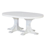 LuxCraft Urban 4' x 6' Oval Dining Table - Dining Height