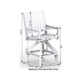 Berlin Gardens Mayhew Chat Swivel Bar Chair
